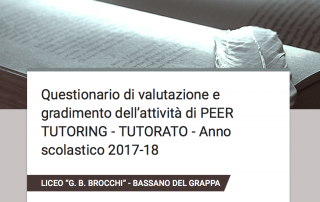 Attività di peer tutoring